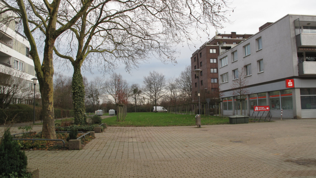 Platz an Sankt Adelheid, Rasenfläche