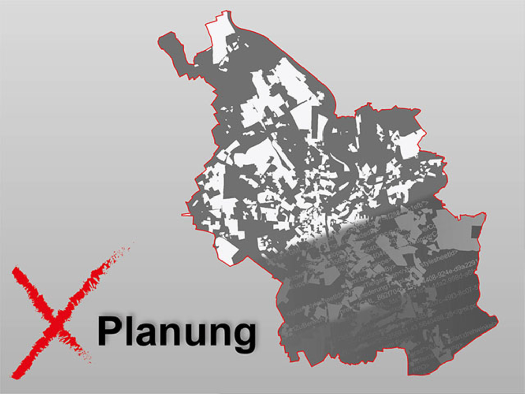 Logo der XPlanung mit Umriss des Kölner Stadtgebiets
