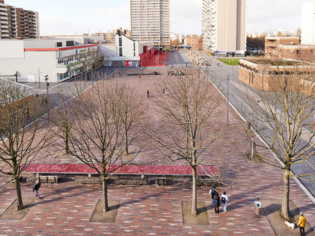 Tisch der Nationen auf dem Pariser Platz, Sicht aus der Vogelperspektive