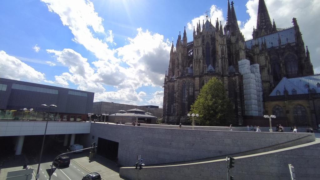 Ansicht auf dem Plateau der Domumgebung Ost