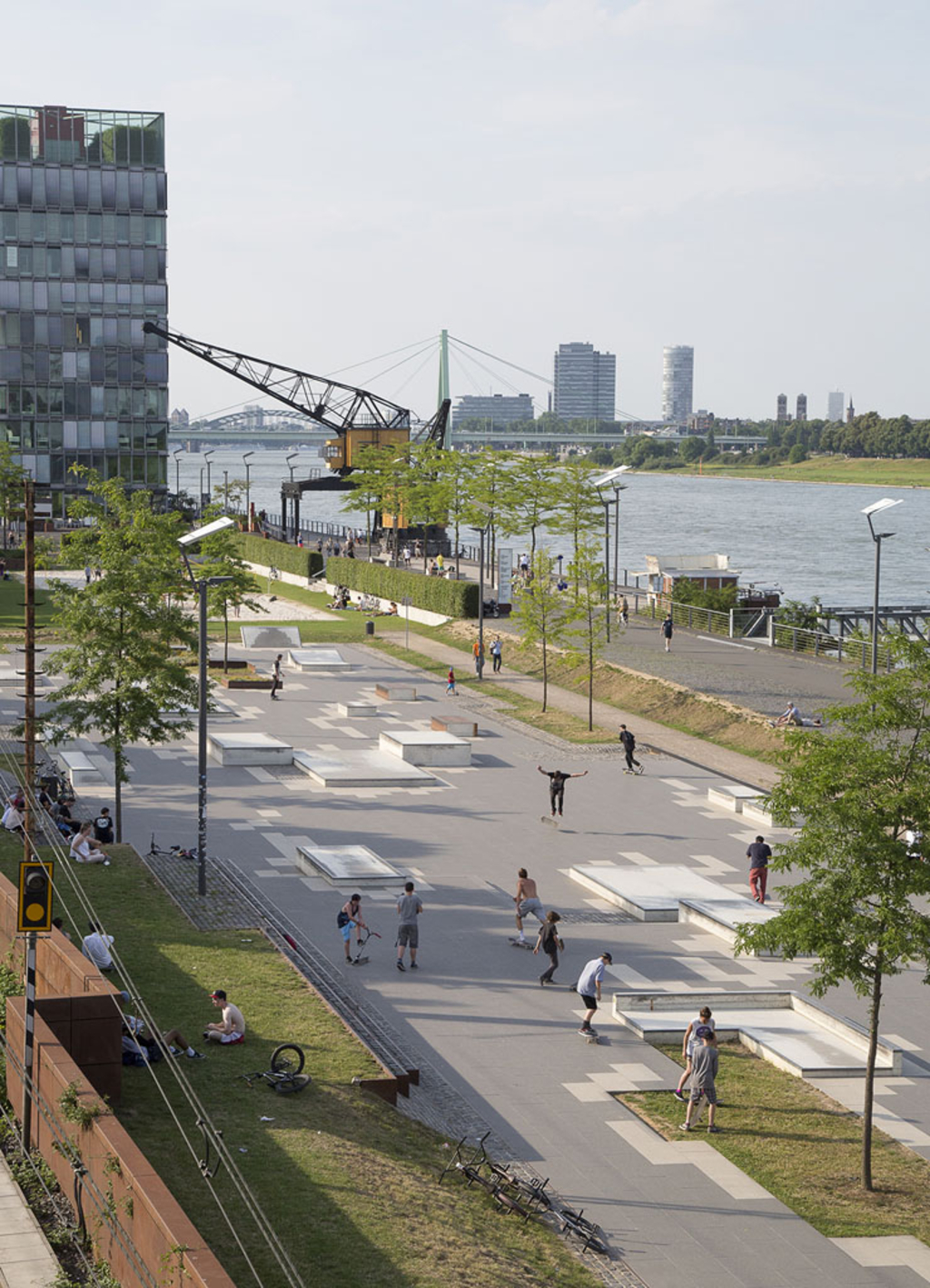 Kap 686- Blick von der Südbrücke Richtung Norden