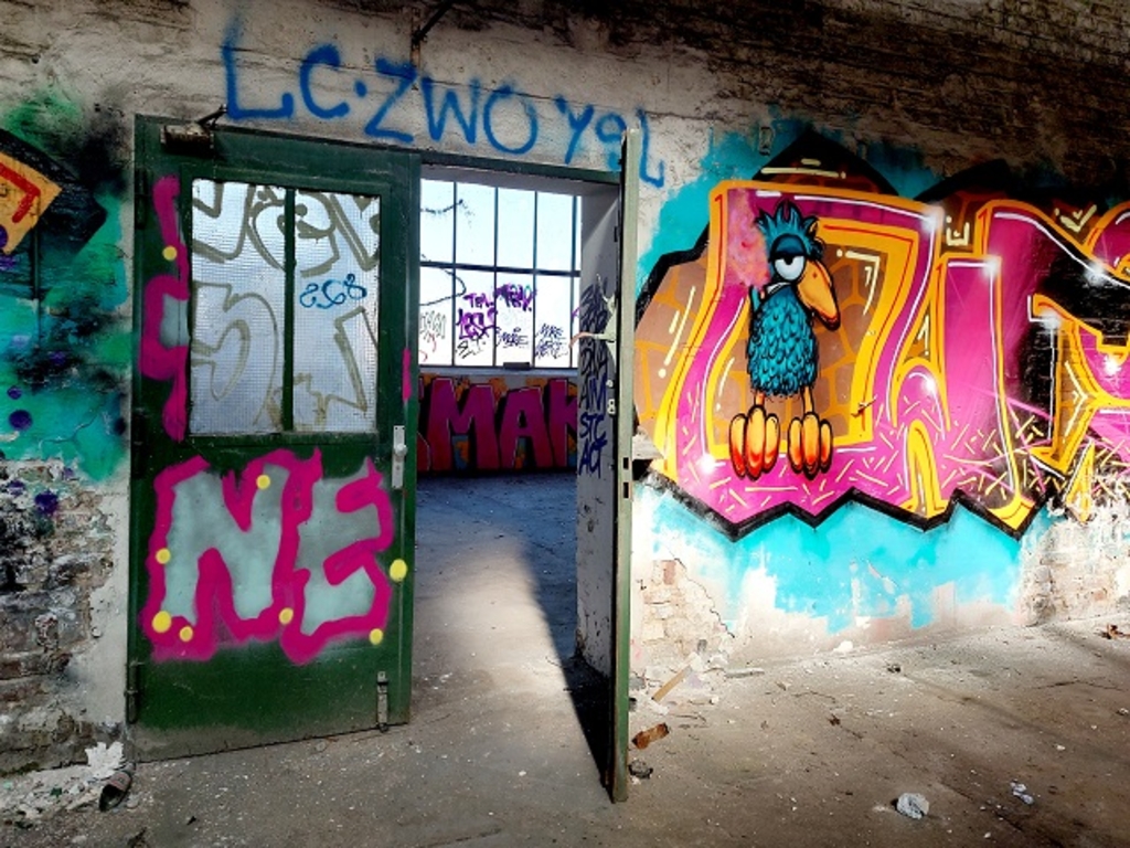 Graffiti im Deutz-Areal