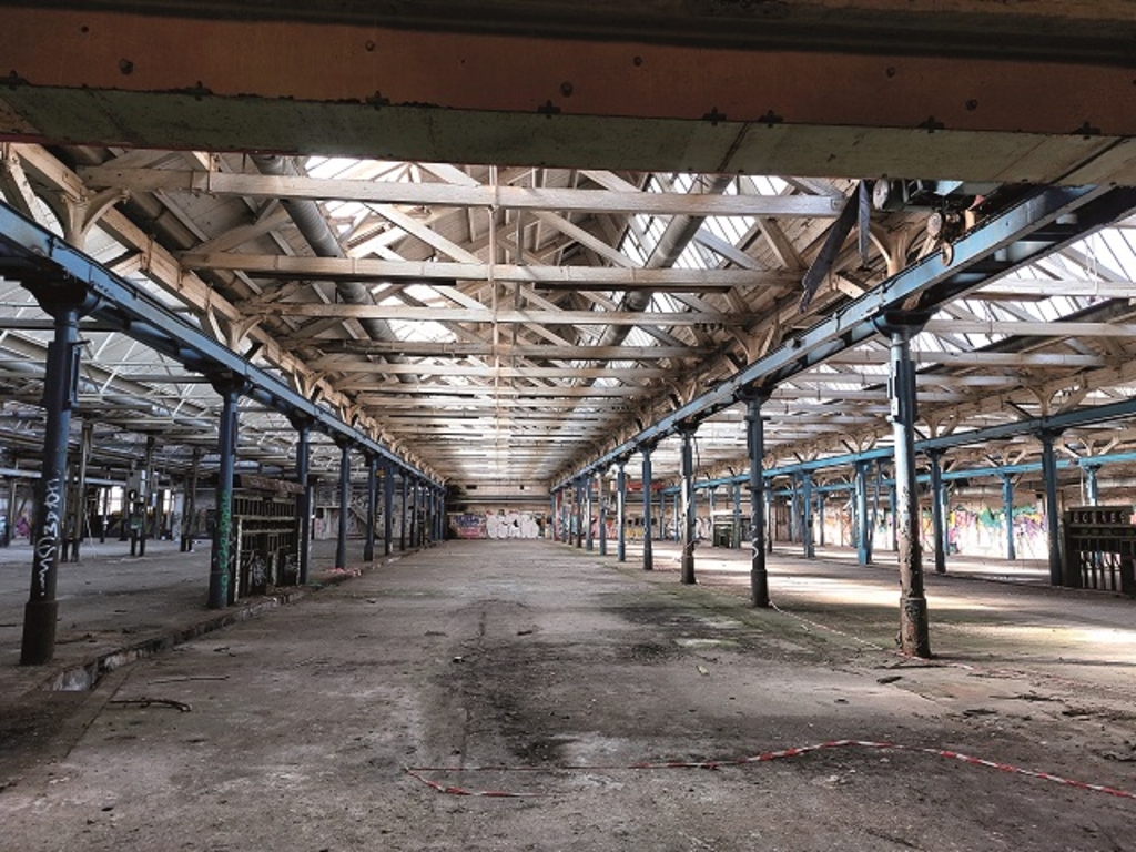 Denkmalgeschützte KHD-Großmotorenhalle