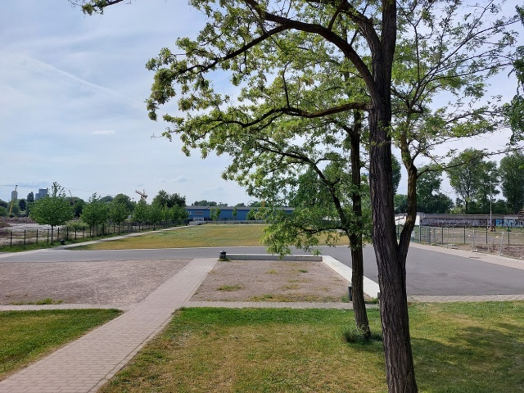 Blick in den Grünzug Charlier