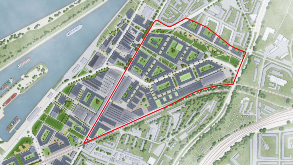 Übersicht Plangebiete Deutz Areal im Mülheimer Süden, Link auf Deutz-Areal - Stadt Köln