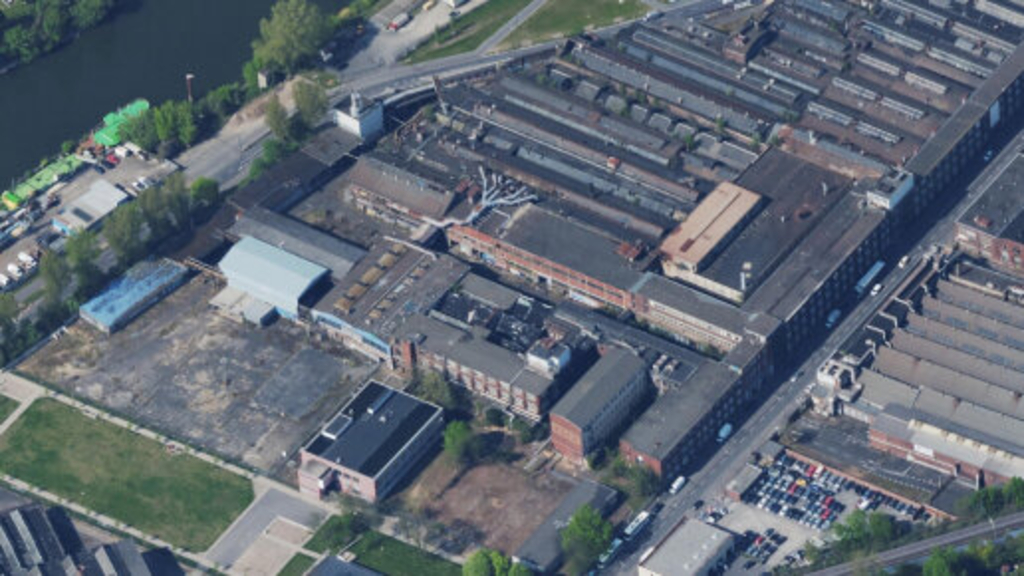 Luftbildaufnahme des Otte-Langen-Quartiers