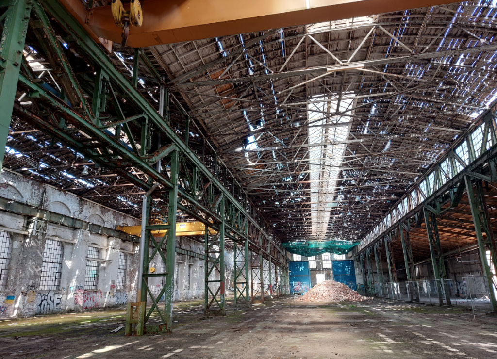 Denkmalgeschützte KHD-Großmotorenhalle