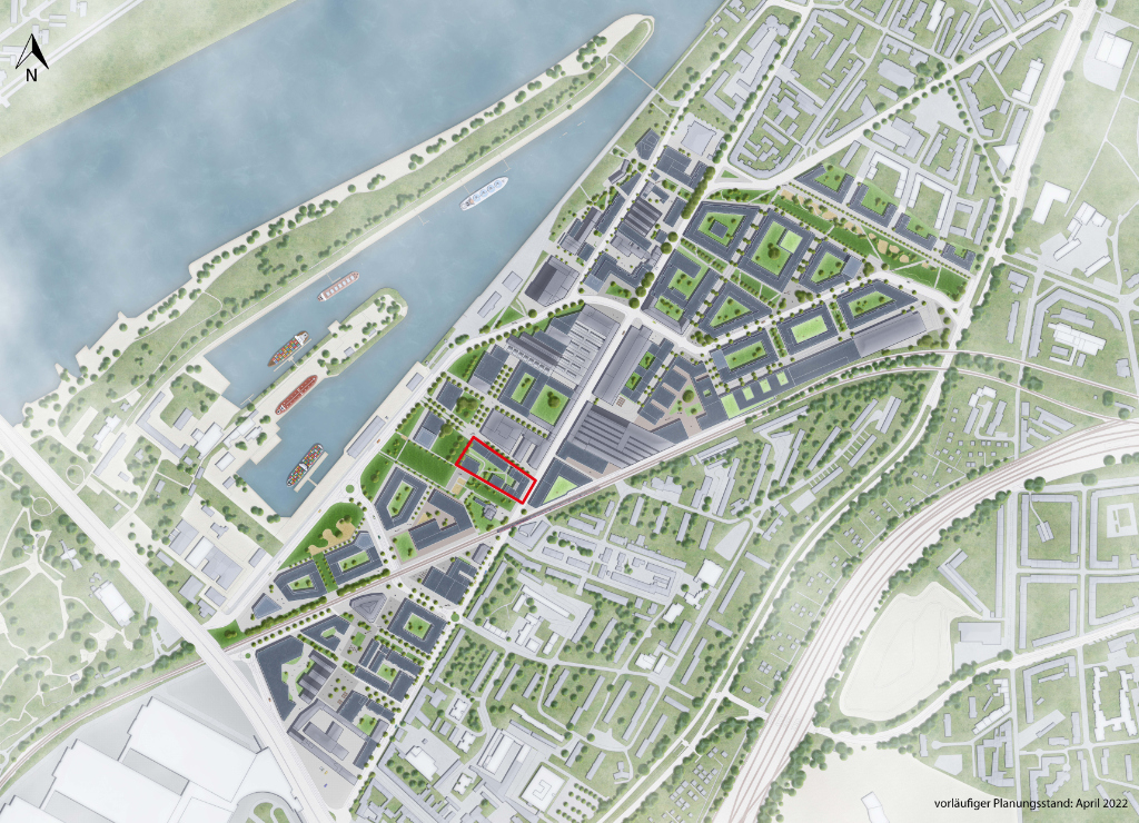 Übersicht Plangebiet Nördlich Grünzug Charlier Mülheimer Süden