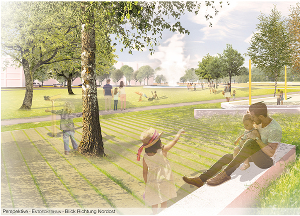 Grünanlage: Perspektive Entdeckerhain