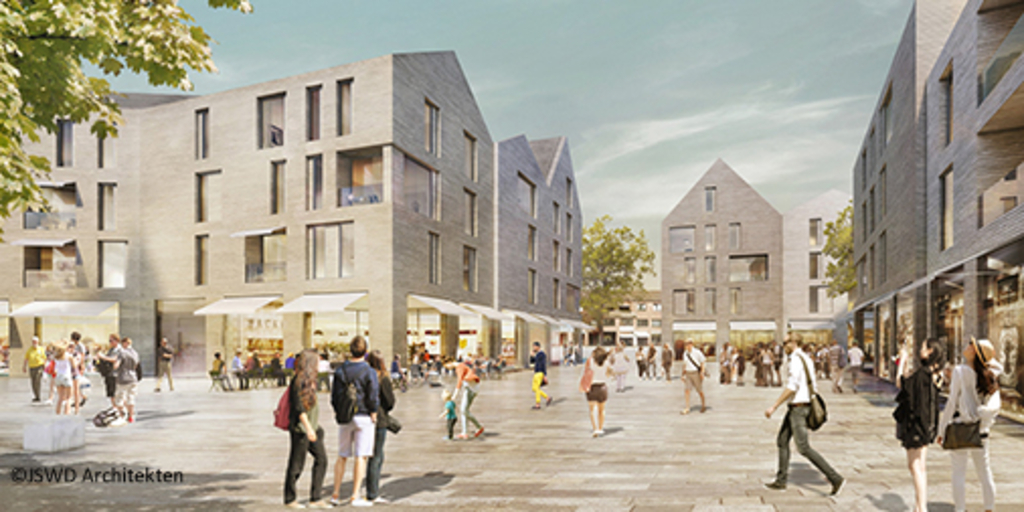 Visualisierung Marktplatz Porz-Mitte