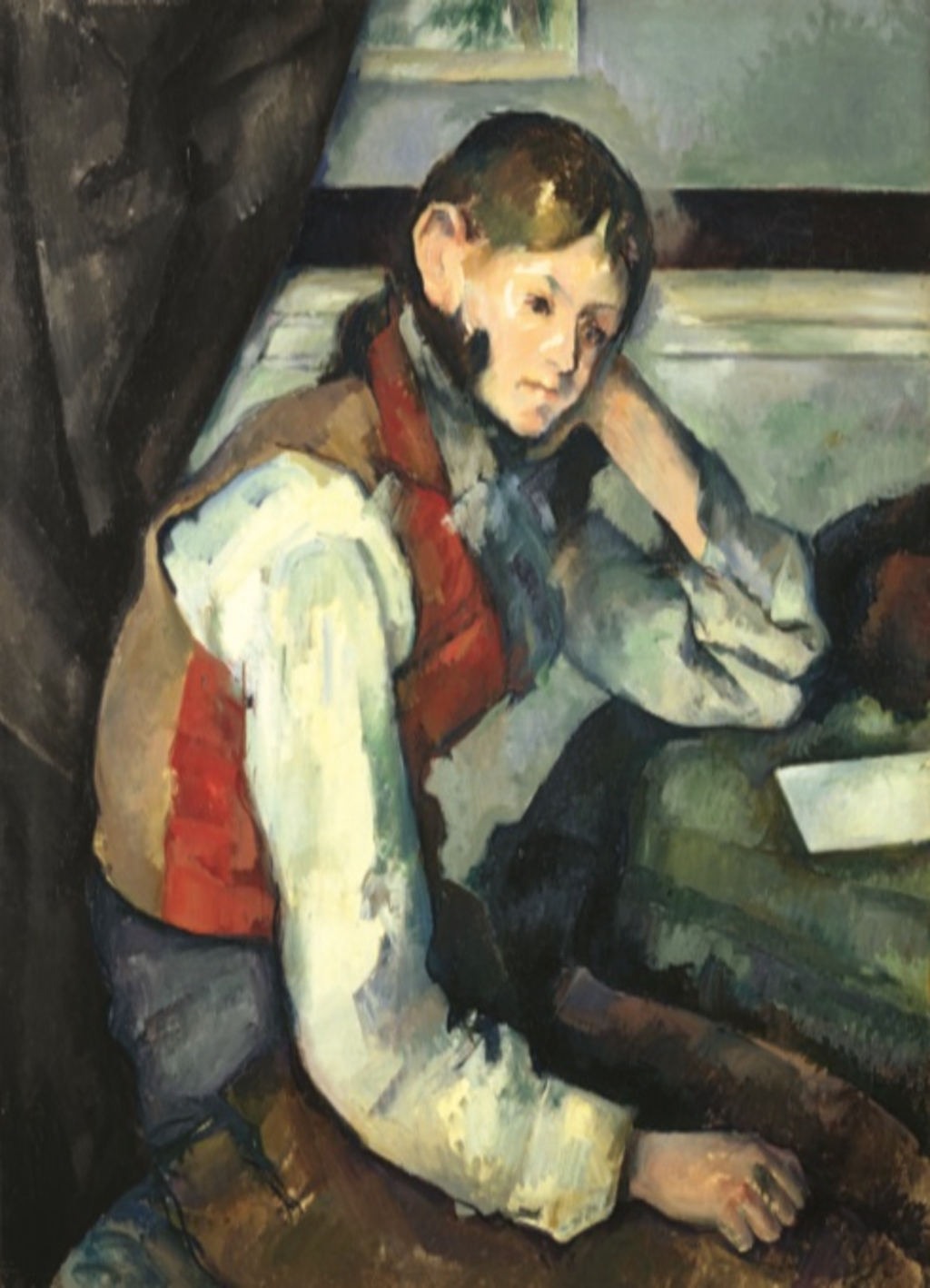 Paul Cezanne: Der Knabe mit der roten Weste