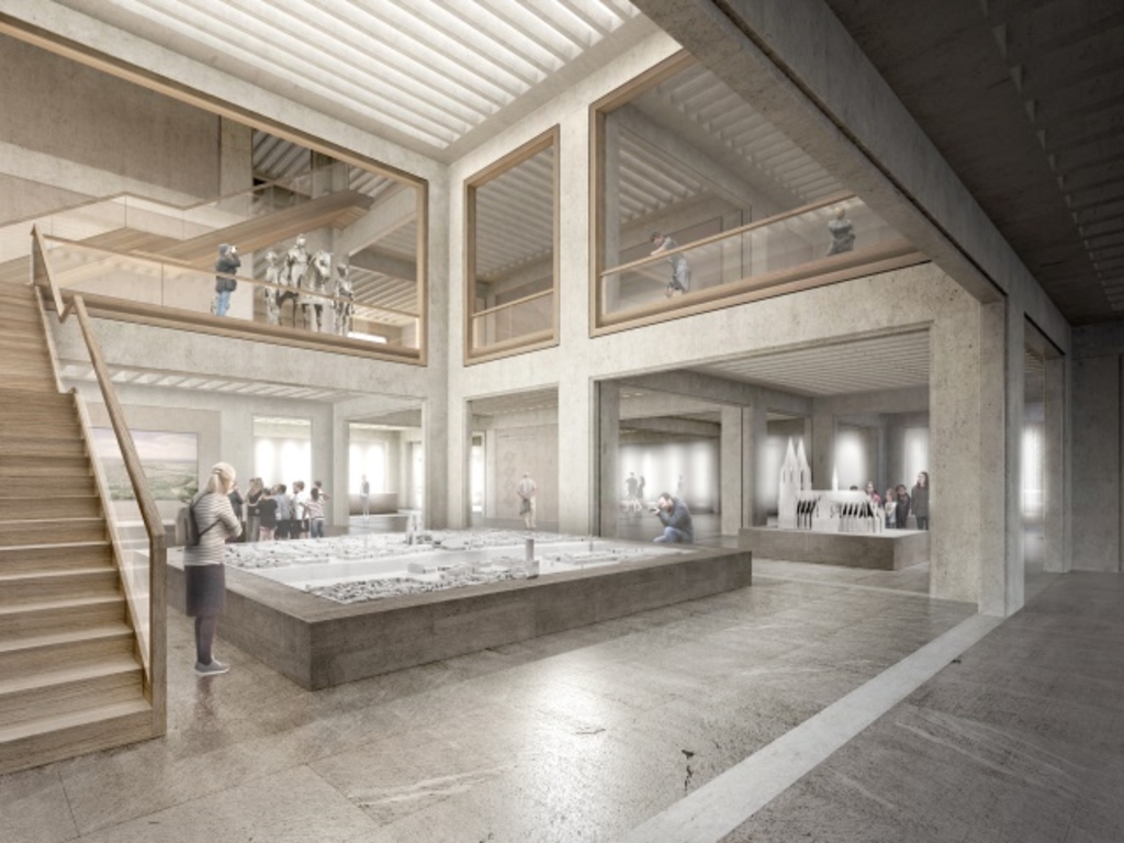 Ausstellung mit Stadtmodell