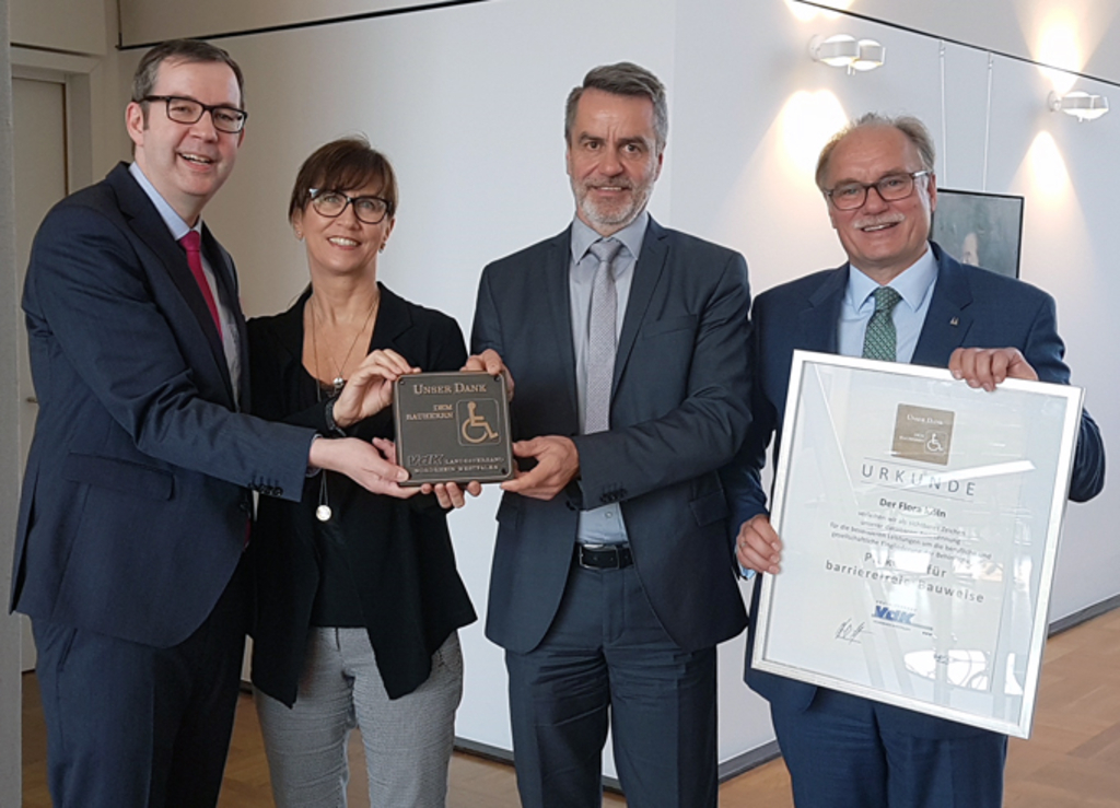 Auszeichnung des Sozialverbands VdK NRW "Unser Dank dem Bauherren"