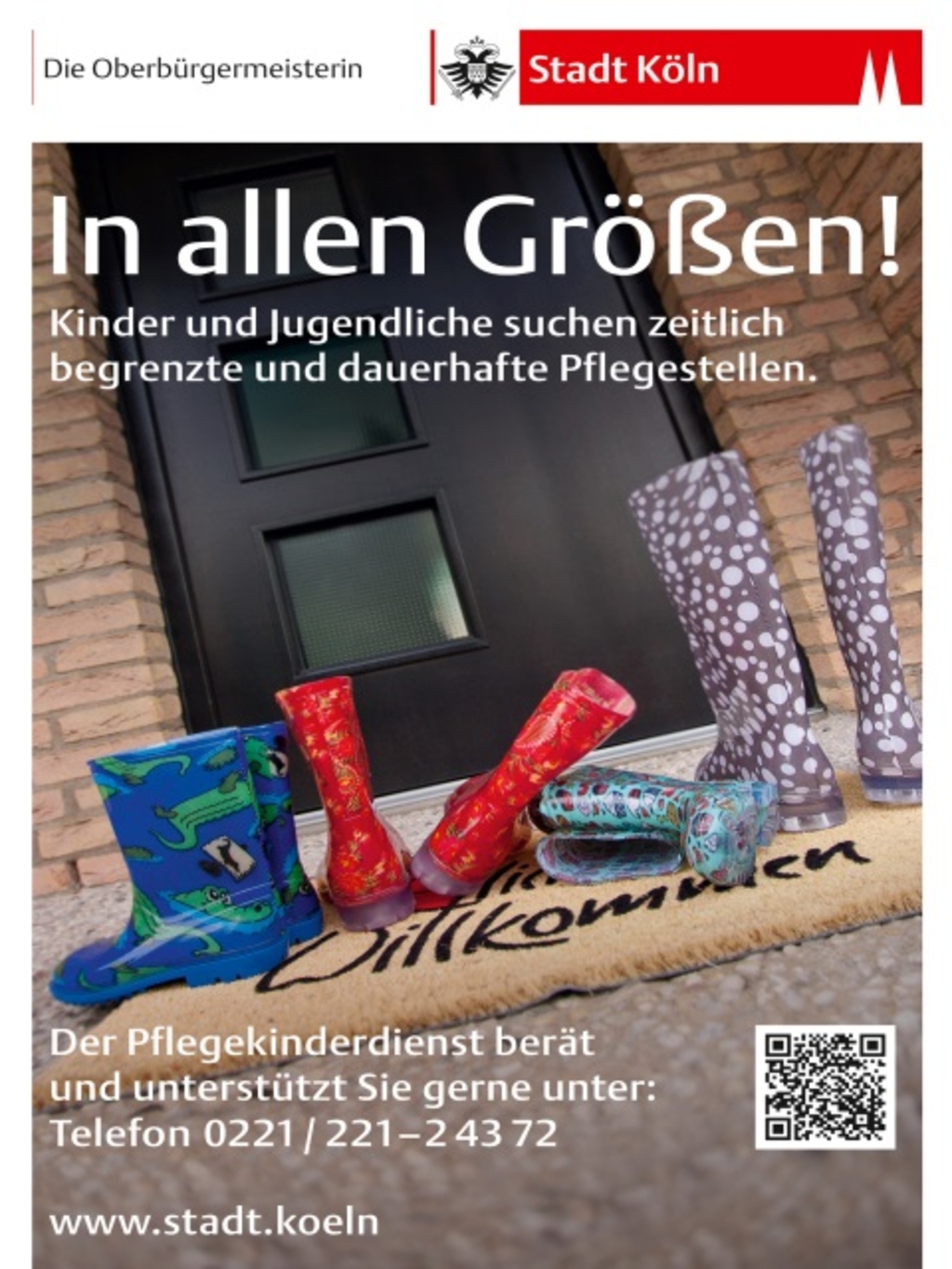 Postkarte Pflegekinder