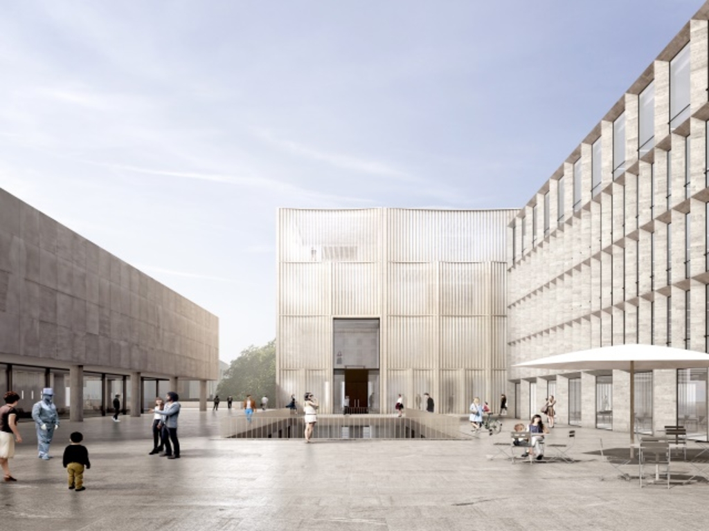 Ausstellung mit Stadtmodell