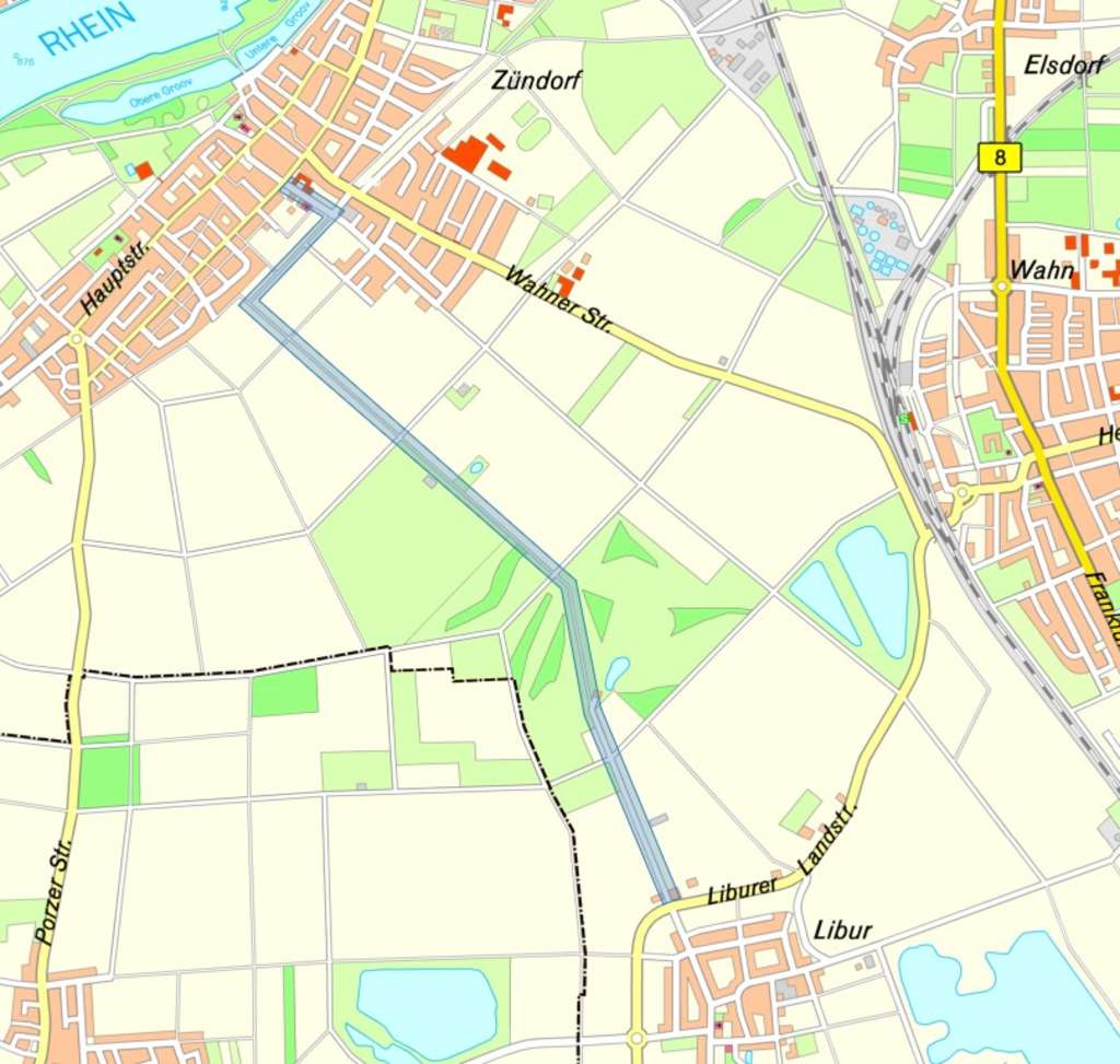 Fahrradstraße Zündorf Libur