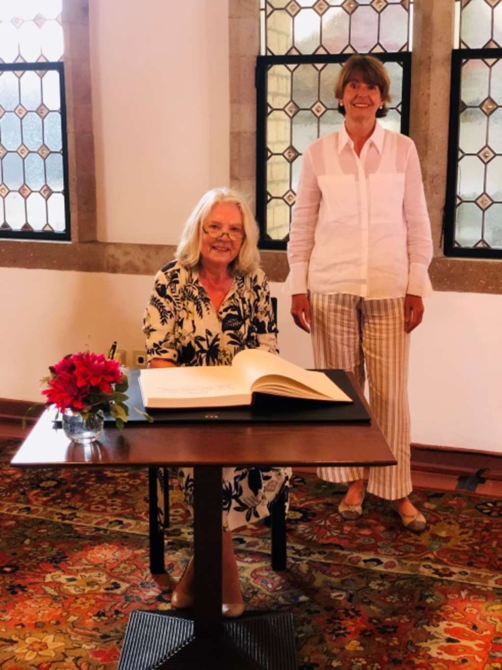 Eintrag in das Gästebuch 