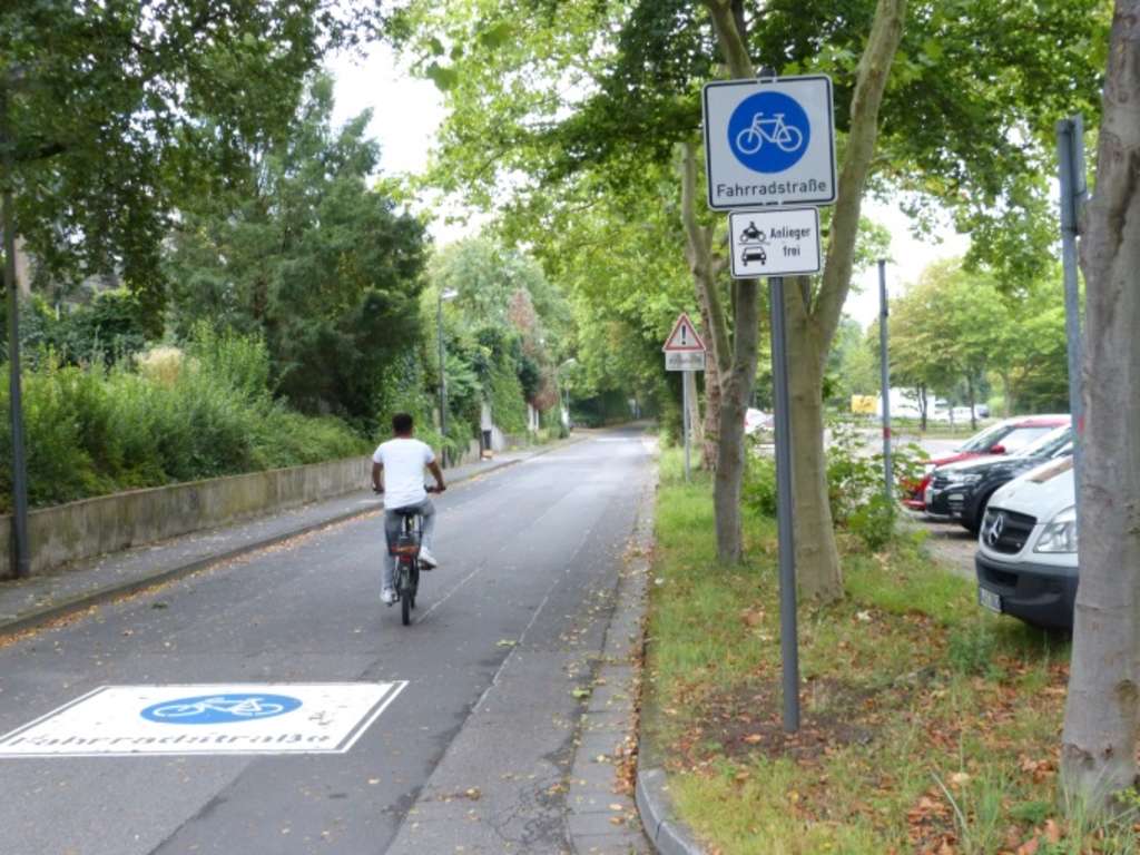 Fahrradstraßen Radverkehr in Porz