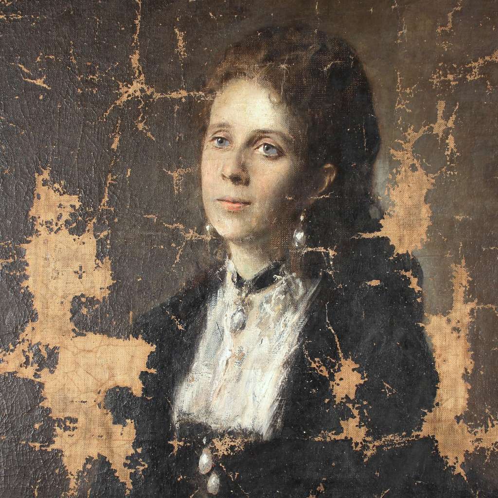 Franz-von-Lenbach, Damenporträt