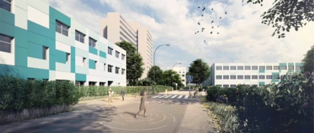 Interimsbau Kreutzerstraße Visualisierung