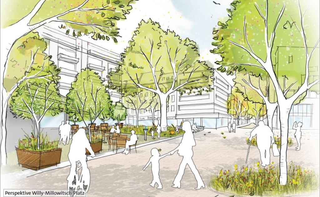 Visualisierung Perspektive Willy-Millowitsch-Plat