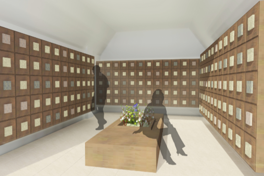 Innenraumperspektive Weiß