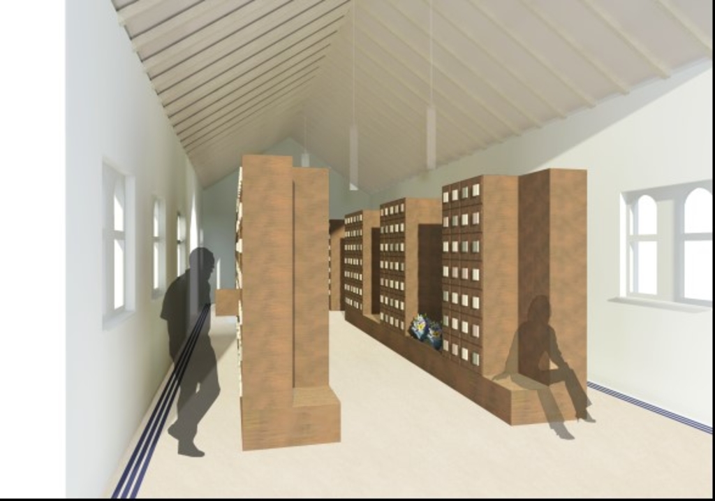 Innenraumperspektive Melaten