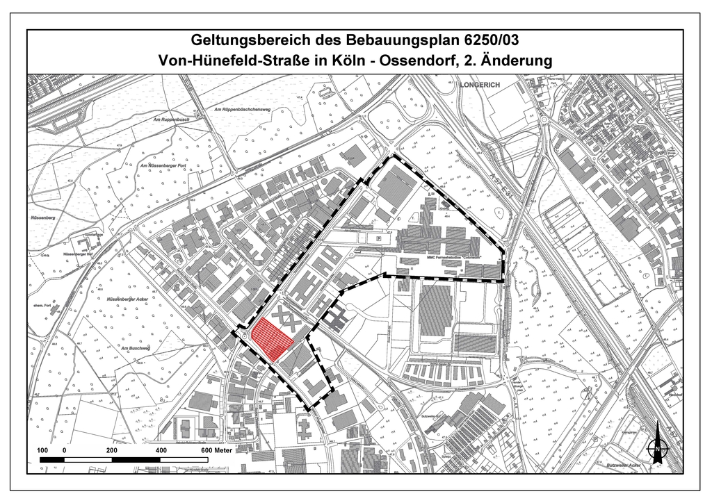 61 Geltungsbereich _von Hünefeld Straße