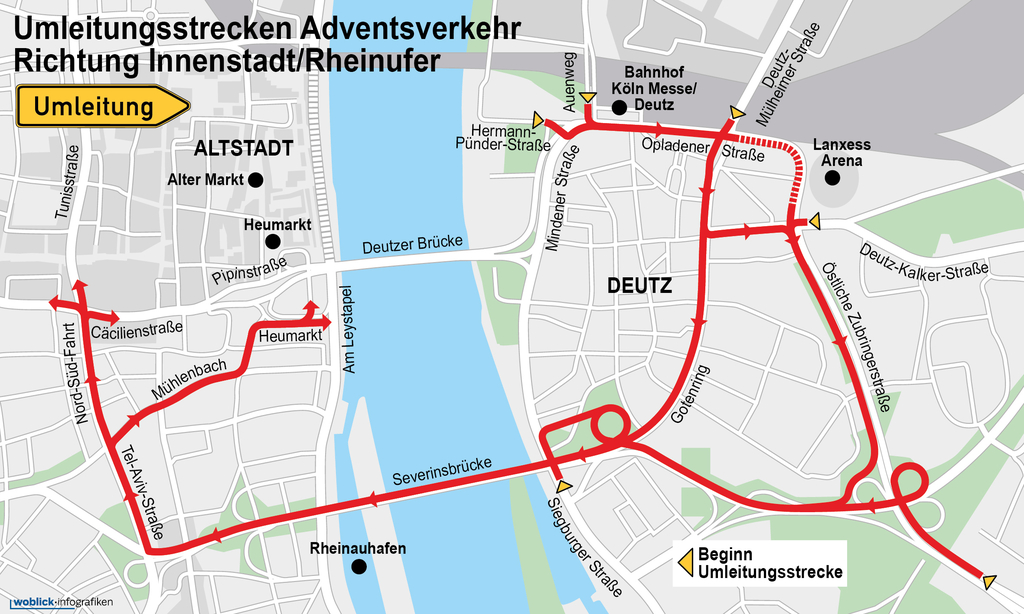 Iii 64 Grafik Umleitung Deutzer Brücke