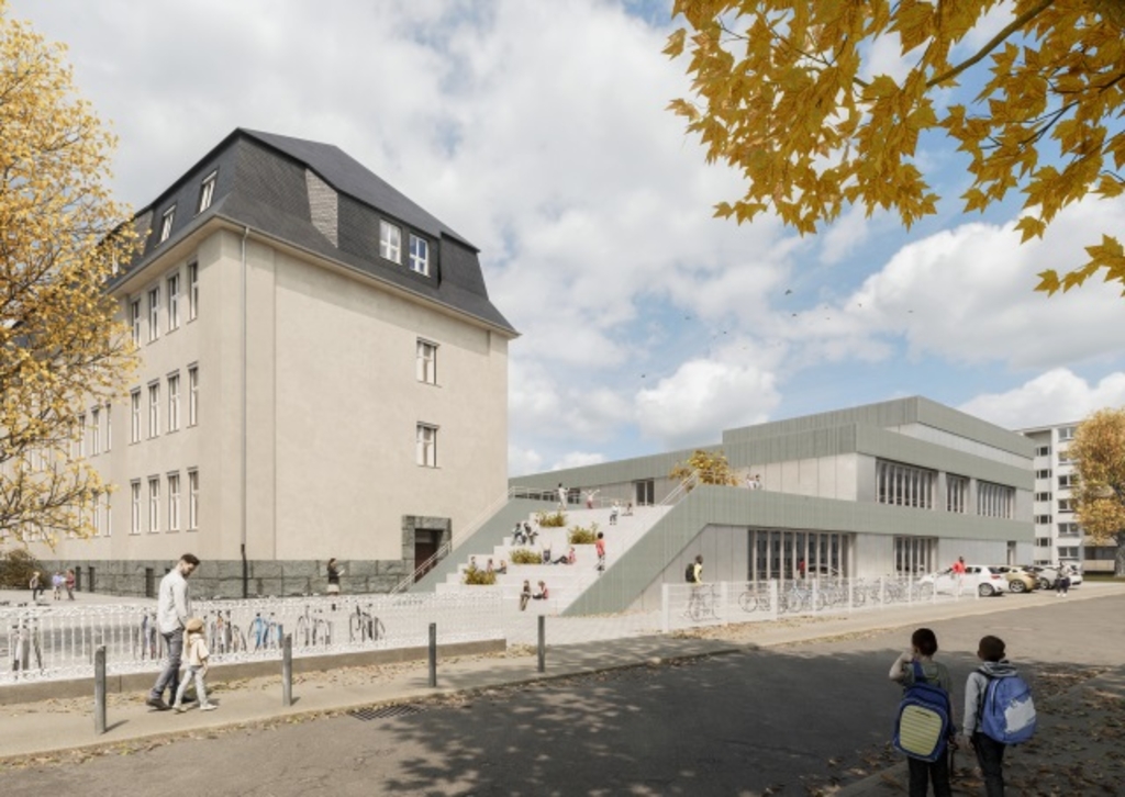 Erweiterung GGS Manderscheider Platz Visualisierung