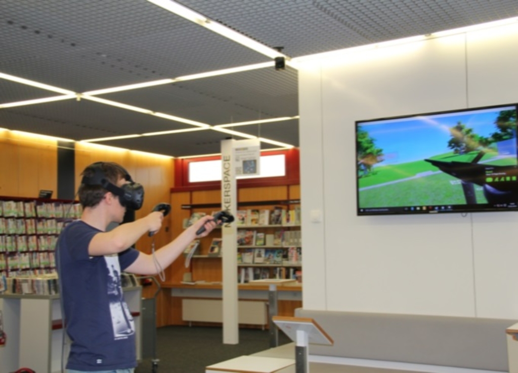 Anwender mit der "HTC Vive"