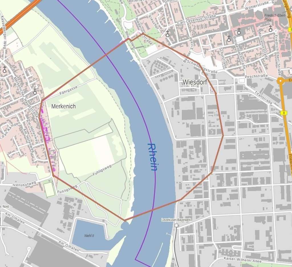 Karte Bombe Merkenich