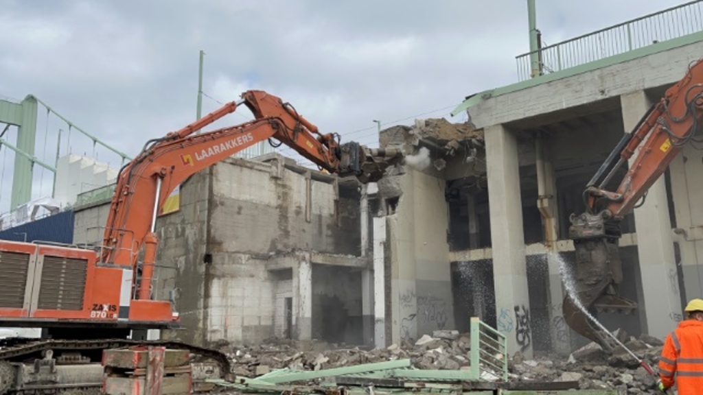 Mh Brücke Abbrucharbeiten