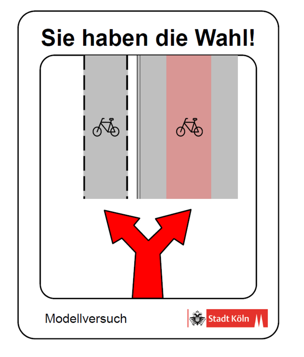 Beschilderung - Sie haben die Wahl