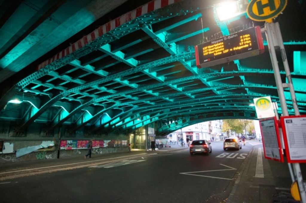 Beleuchtung Bahnhof Nippes 3