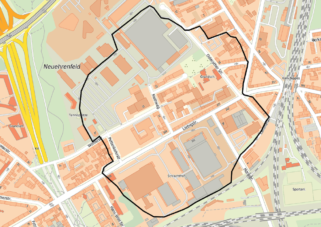 Evakuierungsradius Neuehrenfeld