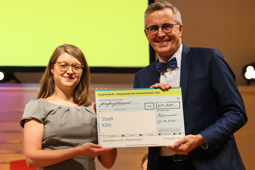 Preisverleihung Hauptstadt des Fairen Handels 2021