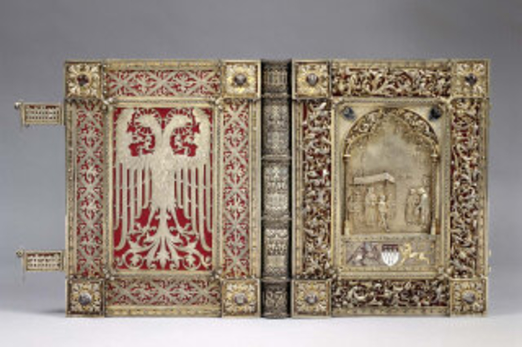 Deckel des Goldenen Buches der Stadt Köln, Link auf Eintragungen in das Goldene Buch