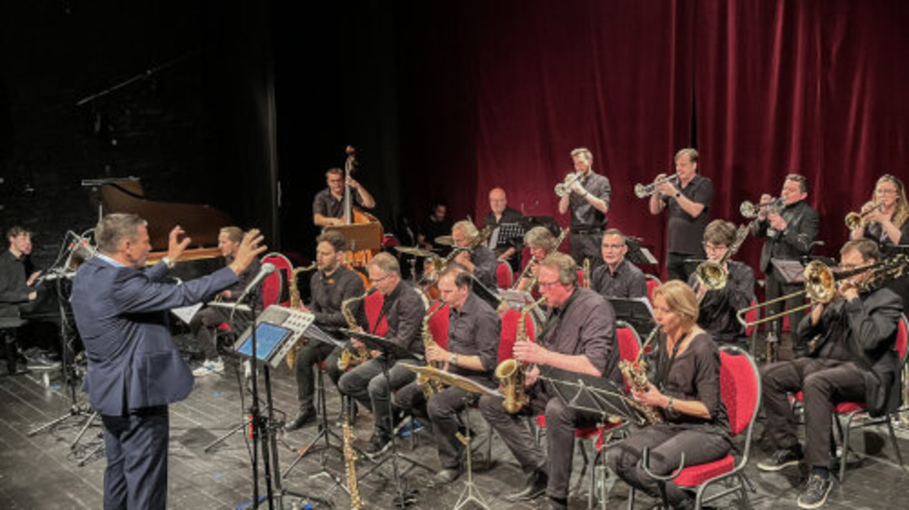 RMS_JazzOrchester bei einem Auftritt, Link auf RMS Jazzabend - Stadt Köln