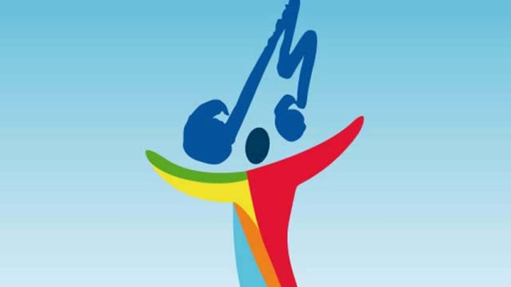 Ausschnitt des Logos „i-Chor“, zusammengesetzt aus dem Logo der Rheinische Musikschule und einem Symbol für einen singenden Menschen, Link auf Die Rheinische für alle: barrierefreie Angebote - Stadt Köln