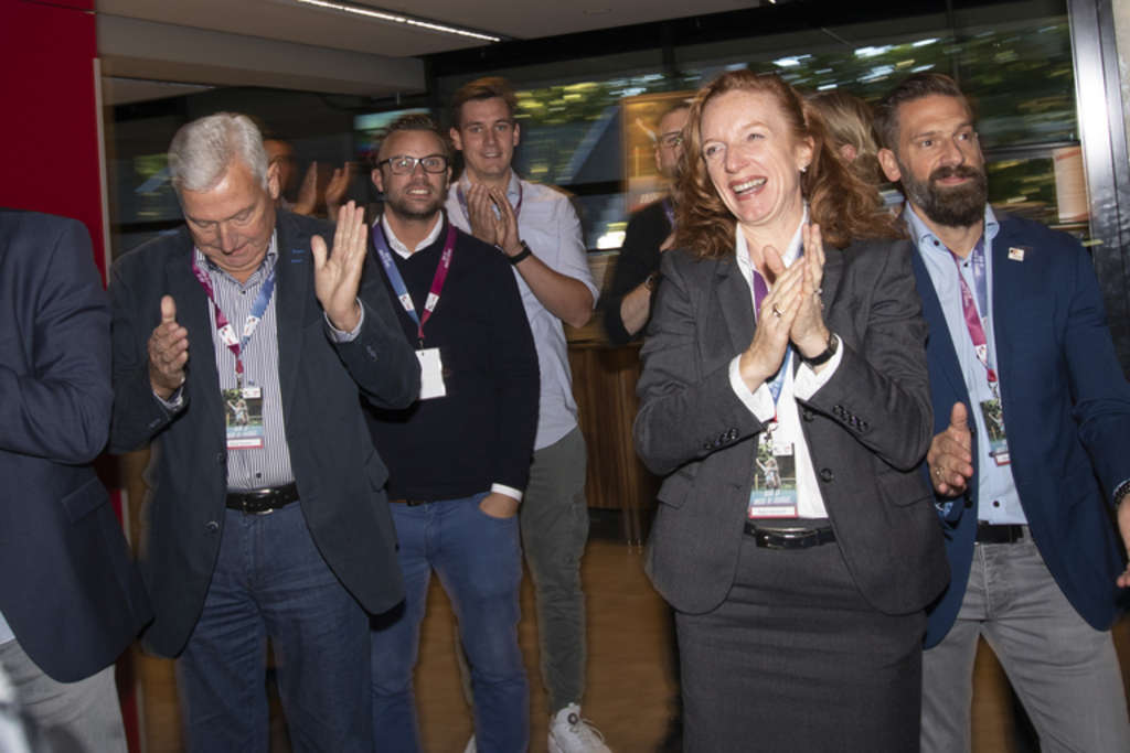 Jubel bei der Bekanntgabe