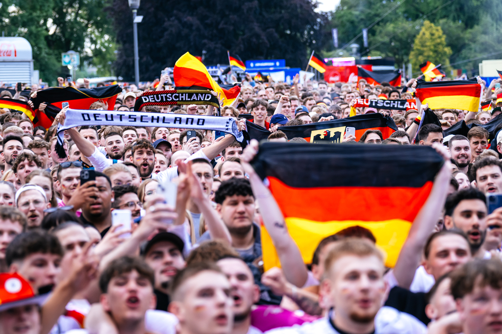 Fans der Deutschen Mannschaft