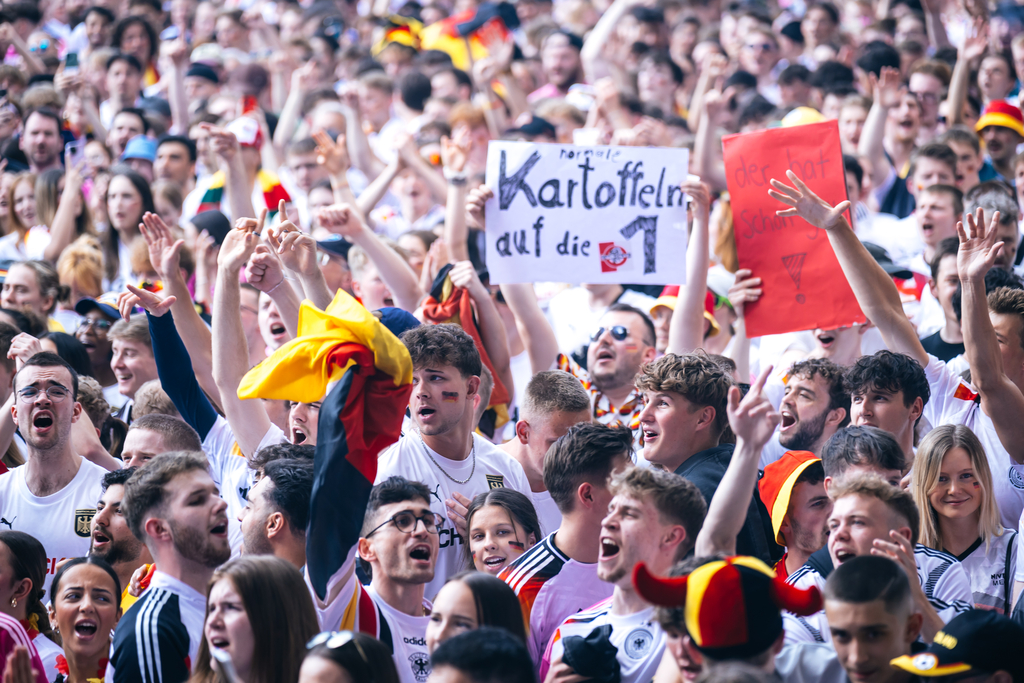 Fans der Deutschen Mannschaft