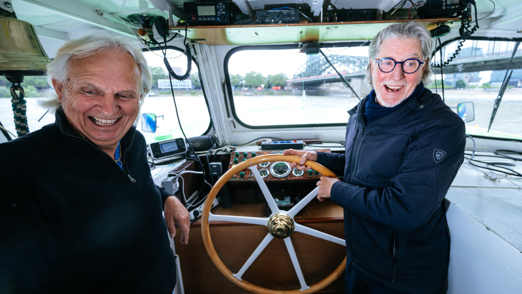 UEFA EURO 2024 Jungfernfahrt der EM-Fähre mit Toni Schumacher am Steuer