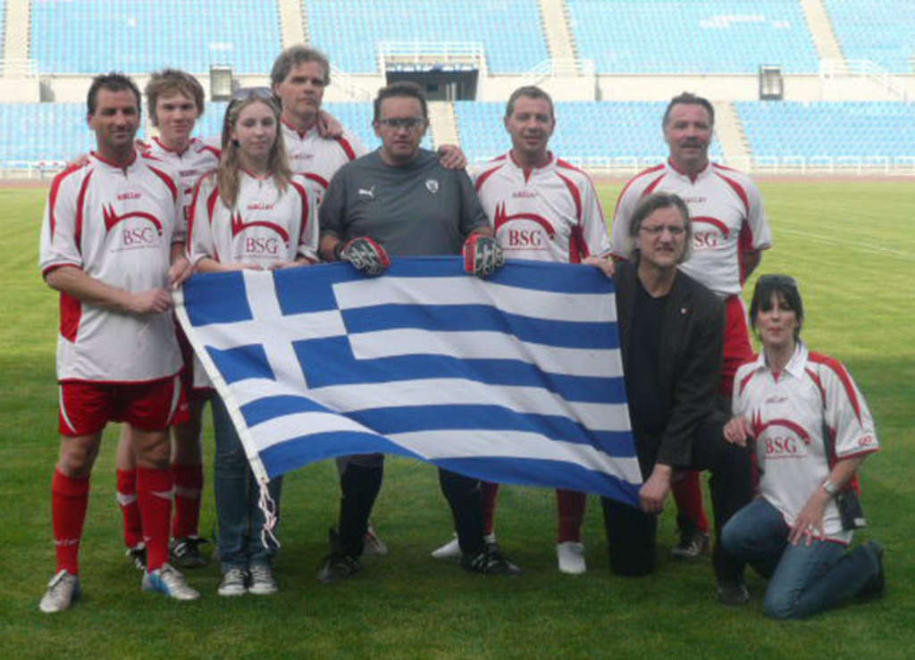 BSG Fußballteam in Griechenland