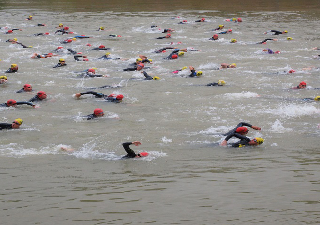 Schwimmen beim Triathlon