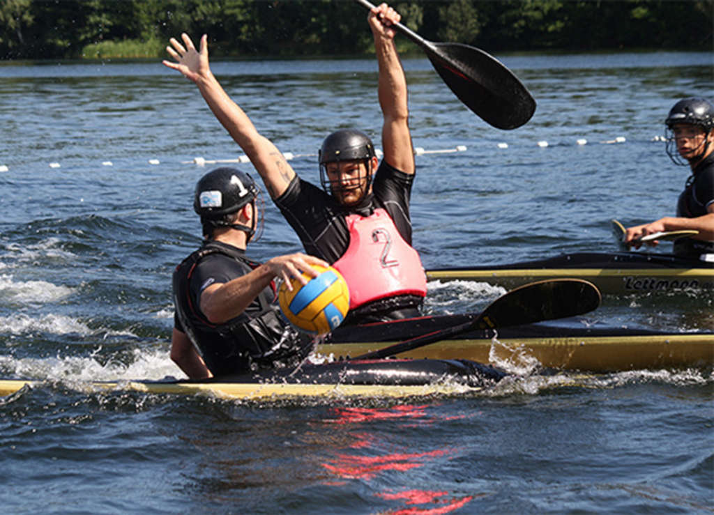 Spielszene Kanopolo auf dem Fühlinger See