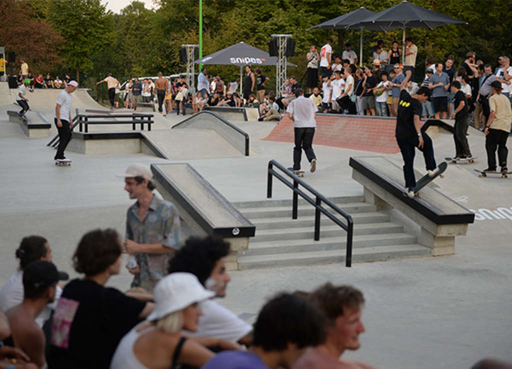 Skatepark während der Skateweek 2019