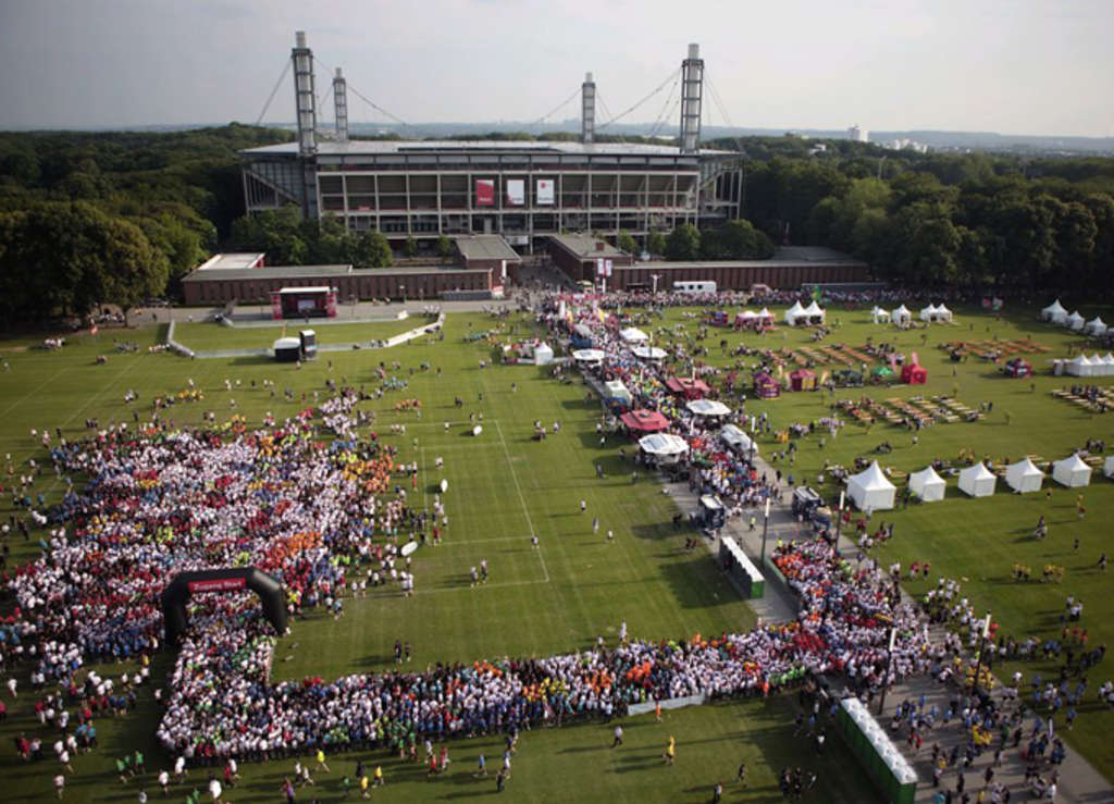BusinessRun, Stadionvorwiese