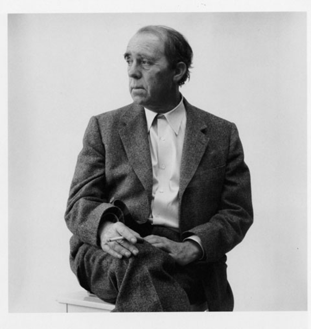 Schwarz-Weiß Foto von Heinrich Böll